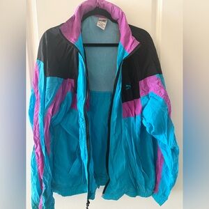Puma Purple and Blue Mesh-Lined Jacket